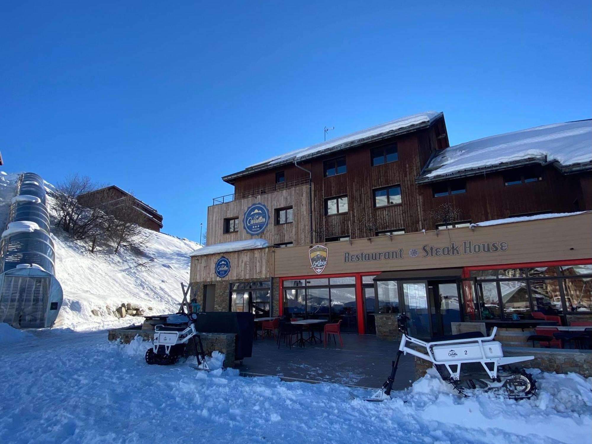 Hotel Club "Les Carrettes" Valmeinier Exteriér fotografie